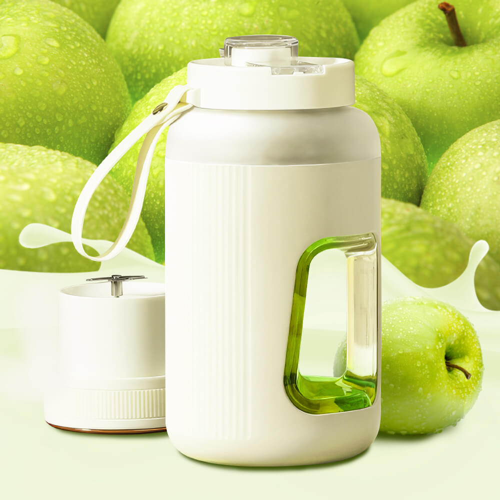 600ML Portable Blender – 10-Blade USB Rechargeable Smoothie Mixer