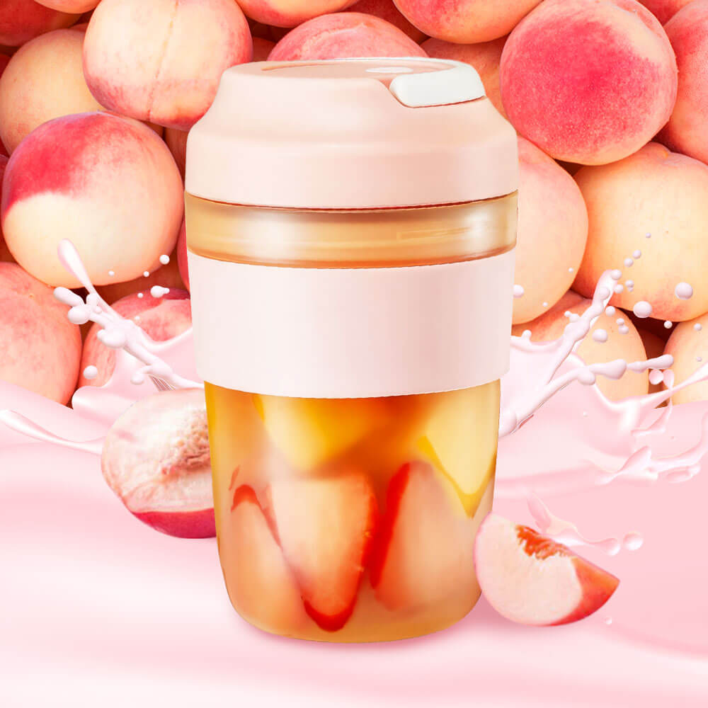 400ML Portable USB Rechargeable Blender Leak-Proof Personal Mixer