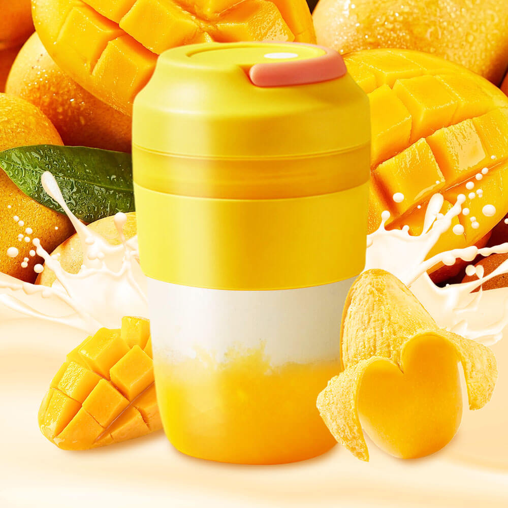 400ML Portable USB Rechargeable Blender Leak-Proof Personal Mixer