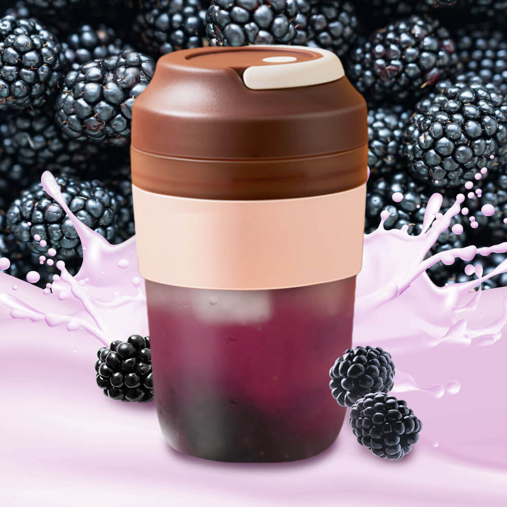 400ML Portable USB Rechargeable Blender Leak-Proof Personal Mixer