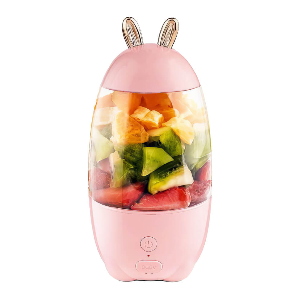 330ML Mini Portable Blender USB Rechargeable Personal Juicer Cup