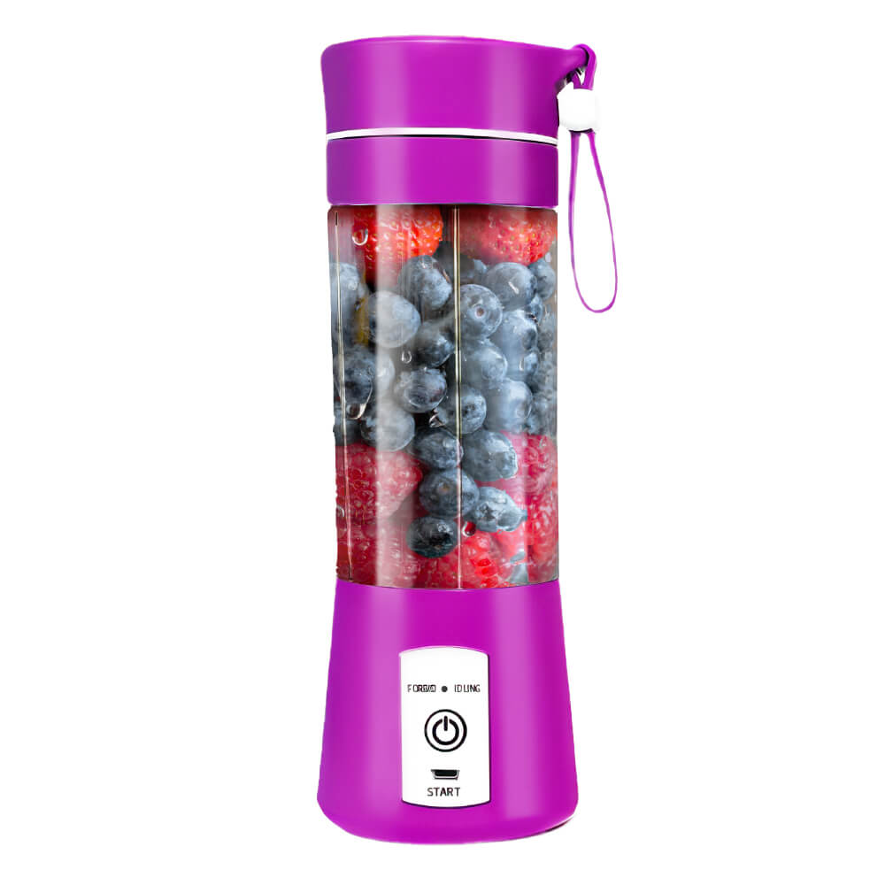 380ML Portable Blender – USB Rechargeable with 6 Stainless Steel Blades