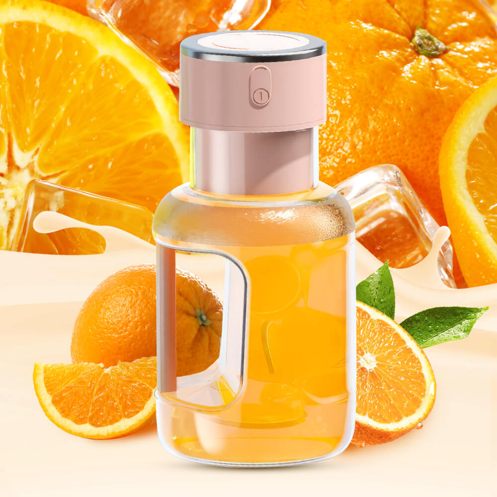 Portable 1600 mL USB Blender Bottle 10-Blade Rechargeable Smoothie Cup