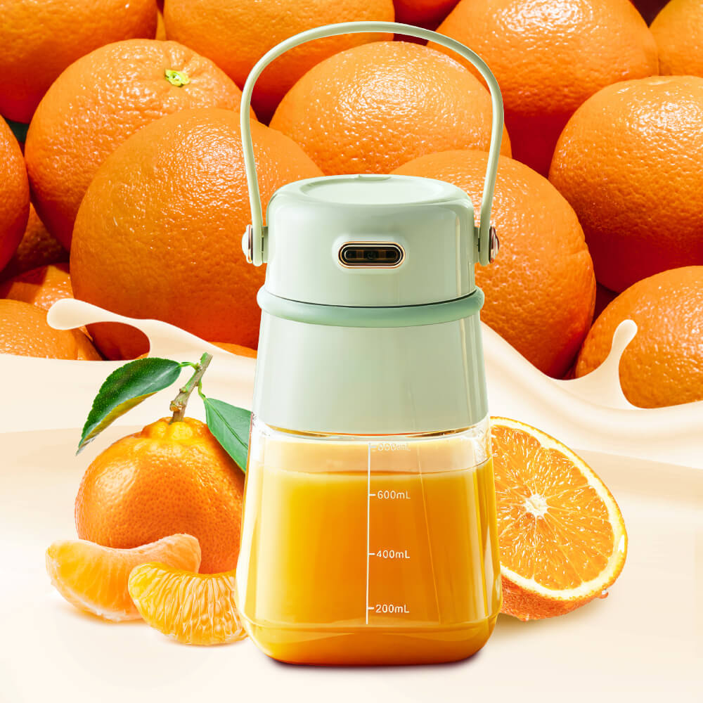 800ML Portable Blender – 10-Blade USB Rechargeable Smoothie Maker