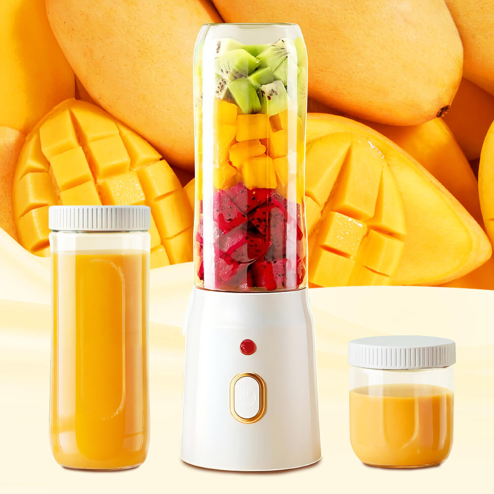 Portable 500 mL USB Blender 10-Blade Rechargeable Smoothie Maker Cup