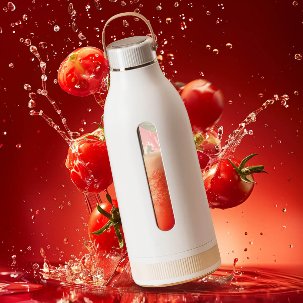 400ML Portable Blender – 10-Blade USB Rechargeable with Ice Crusher