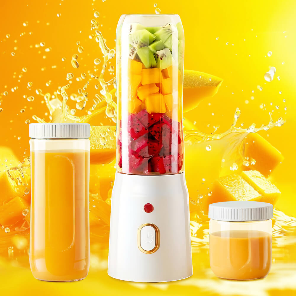 Portable 500 mL USB Blender 10-Blade Rechargeable Smoothie Maker Cup