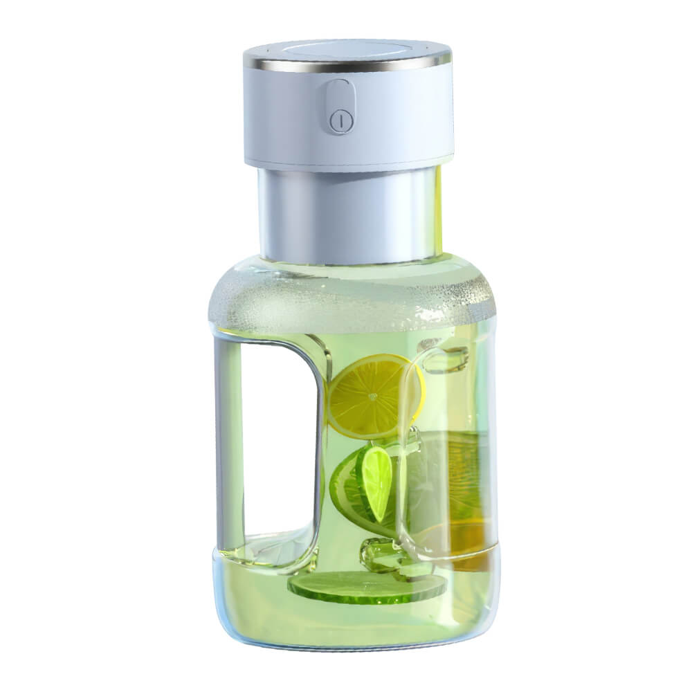 Portable 1600 mL USB Blender Bottle 10-Blade Rechargeable Smoothie Cup