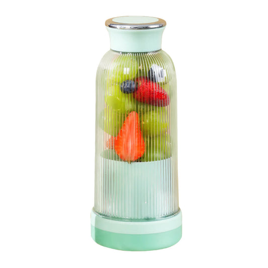 400ML Portable Blender – USB Rechargeable with 4-Leaf Stainless Blade