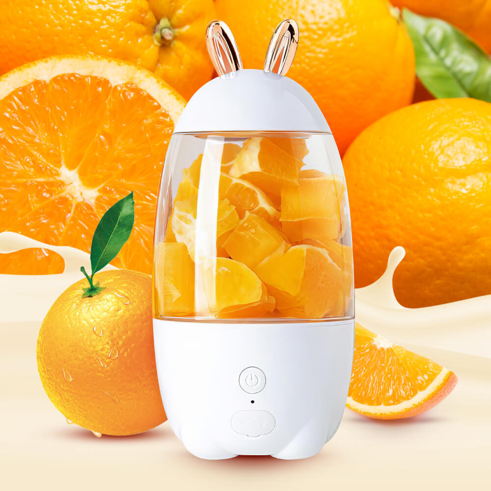 330ML Mini Portable Blender USB Rechargeable Personal Juicer Cup